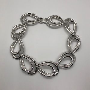 SOLD! Vintage Givenchy Silver Chunky Link Necklace